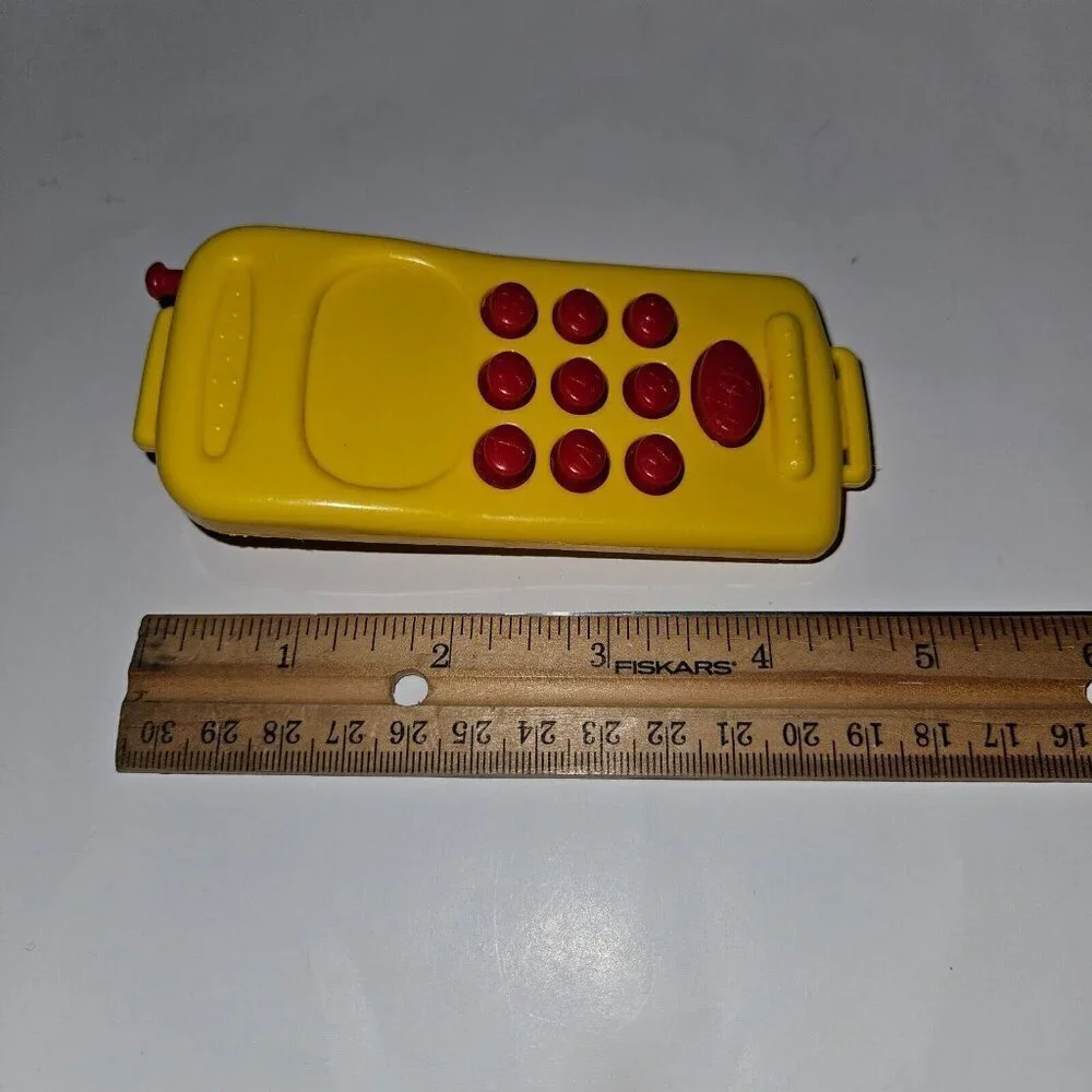 Tim Mee Toys Yellow Red Plastic Phone Replacement 4.75